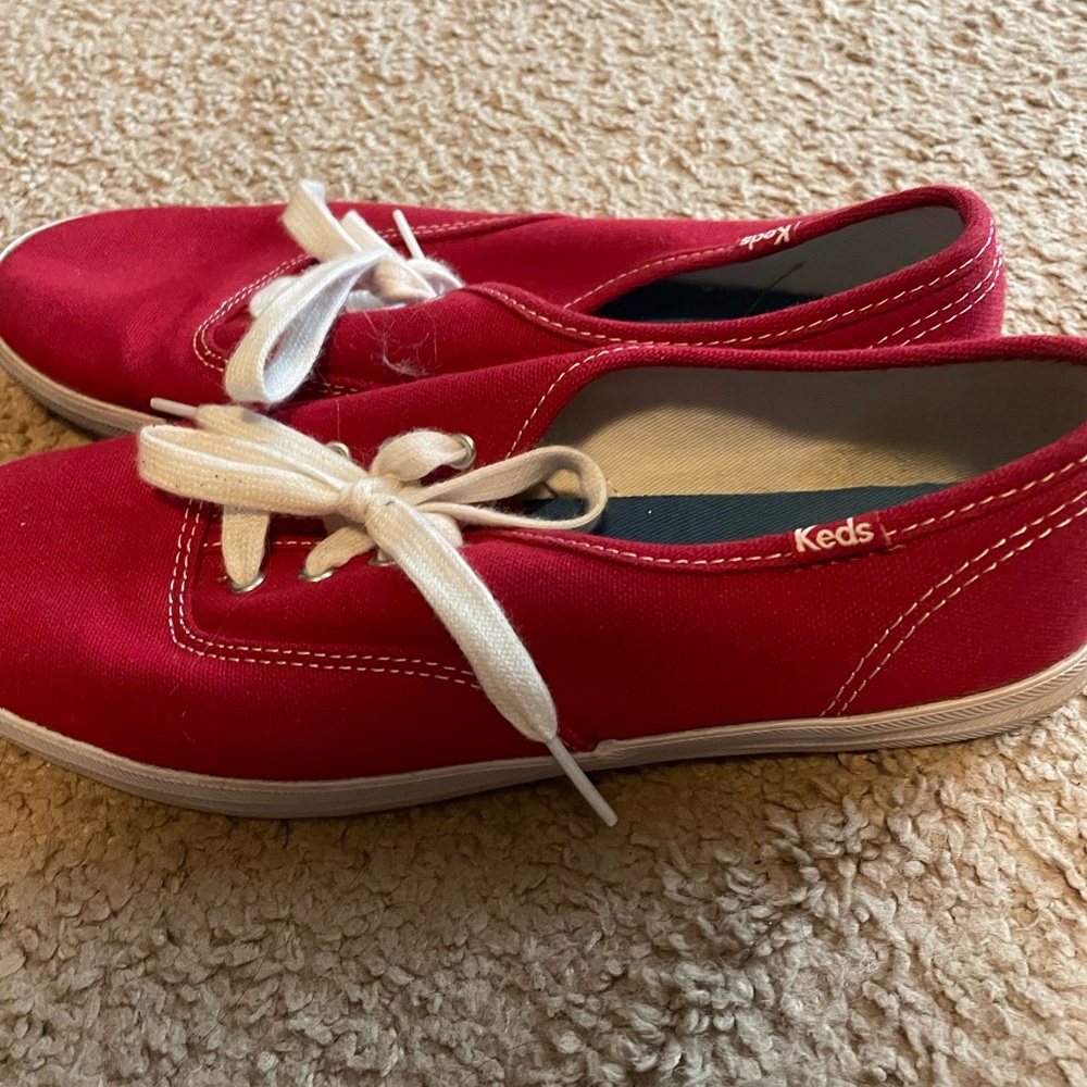 Keds Red Canvas Sneakers